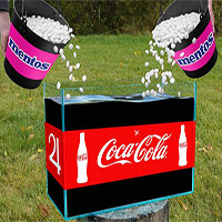 Tái hiện thí nghiệm "Coke - Mentos" bằng 10.000 lít nước ngọt và cái kết