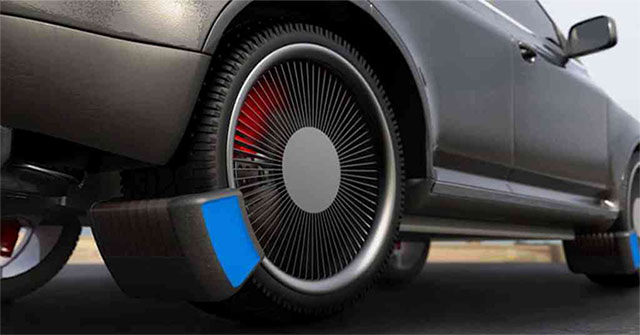 Thiết bị hạn chế phát thải hạt vi nhựa từ lốp xe