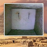 Phát hiện sửng sốt sau cánh cửa bí mật bên trong kim tự tháp Ai Cập
