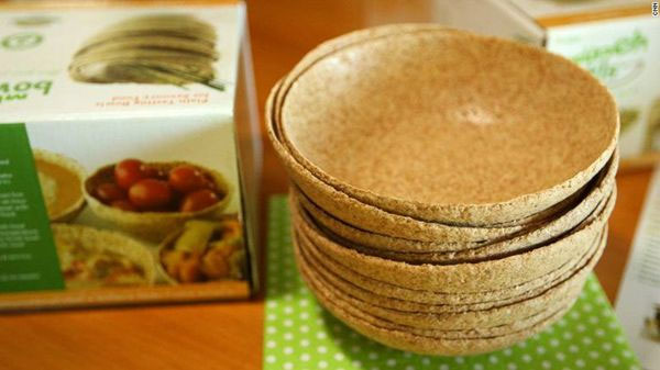 Sản xuất bát phân hủy sinh học làm từ lúa mì có thể ăn được, giúp giảm rác thải nhựa