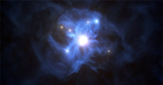 Ánh sáng "xuyên không" truyền tới Trái đất tiết lộ siêu quái vật bắt thiên hà