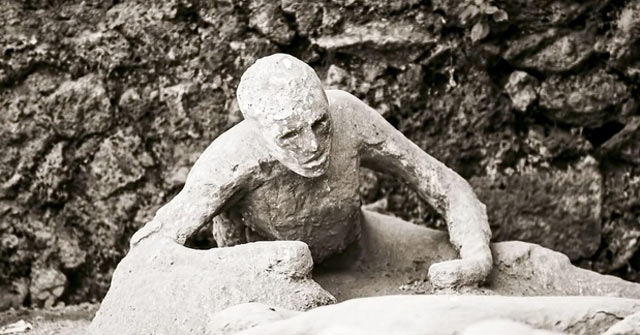 Tìm thấy bộ não thuỷ tinh hoá cực hiếm của nạn nhân thảm họa Pompeii