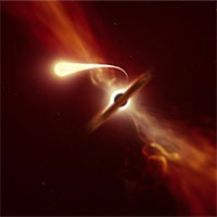 Video hiếm thấy: Khoảnh khắc hố đen khổng lồ nuốt chửng ngôi sao nặng như Mặt trời