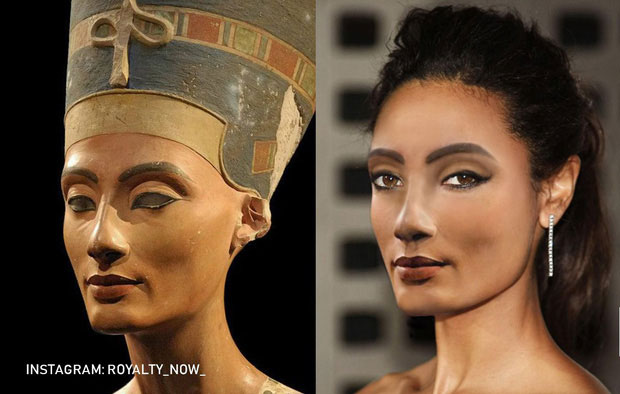 Hình ảnh dựng 3D của một họa sĩ trên mạng về nhan sắc của Nefertiti