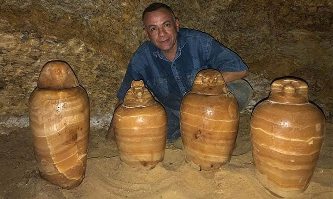 Phát hiện mộ đại thần trông coi kho bạc của pharaoh