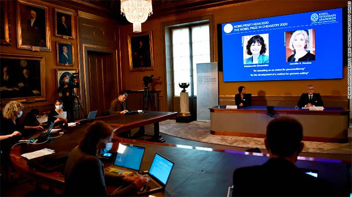 Giải mã công nghệ chỉnh sửa gene giành Nobel Hóa học 2020