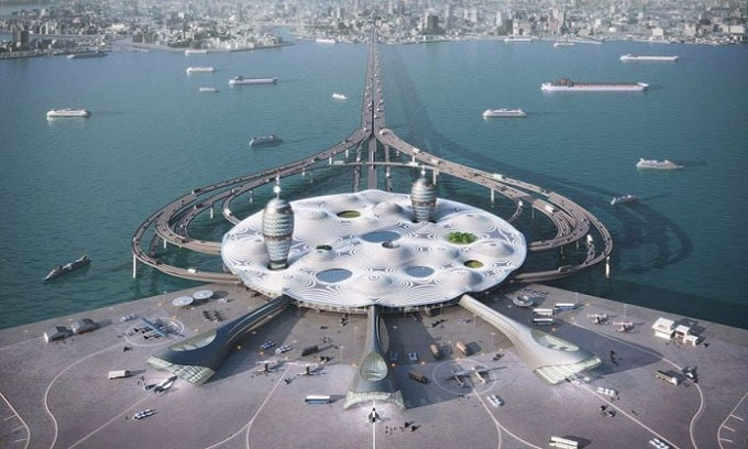 Nhật thiết kế sân bay vũ trụ đẹp như mơ