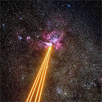 Kính viễn vọng bắn laser đến tinh vân cách 7.500 năm ánh sáng