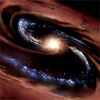 Thiên hà "sống sót" trước lực hút của hố đen