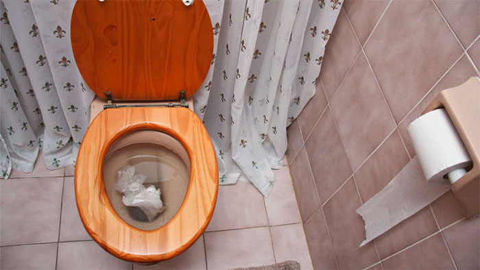 Có nên vứt giấy vệ sinh vào bồn cầu?