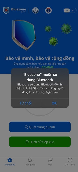 Hướng dẫn cách cài đặt ứng dụng Bluezone
