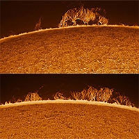 Nhà thiên văn học người Anh chụp cận cảnh được “rắn Mặt Trời”