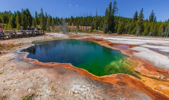 Phát hiện mạch nước ngầm phun trào cao nhất thế giới tại Yellowstone