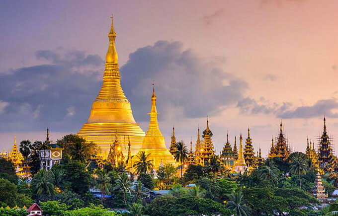 Yangon (ảnh) không phải là thủ đô mà là Naypyidaw, cách đó 320km.