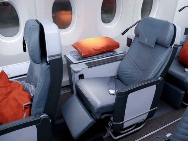 Hàng ghế đơn cũng có nghĩa là hành khách có thể tận dụng tối đa không gian