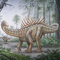 Loài khủng long khổng lồ kỳ dị có hình dạng như một... con nhím