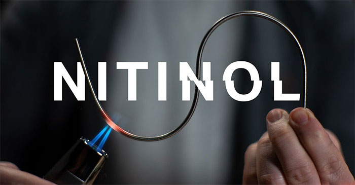 Khi nguội lạnh, bạn có thể bẻ nitinol theo cách nào cũng được