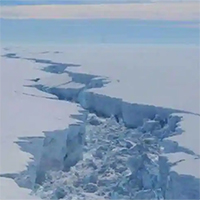 1/3 thềm băng Nam Cực sẽ sụp đổ khi toàn cầu nóng lên 4 độ C