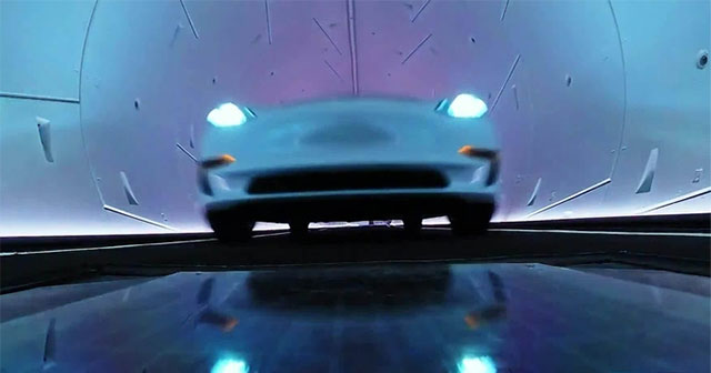 Đường chạy dưới lòng đất dành riêng cho xe Tesla