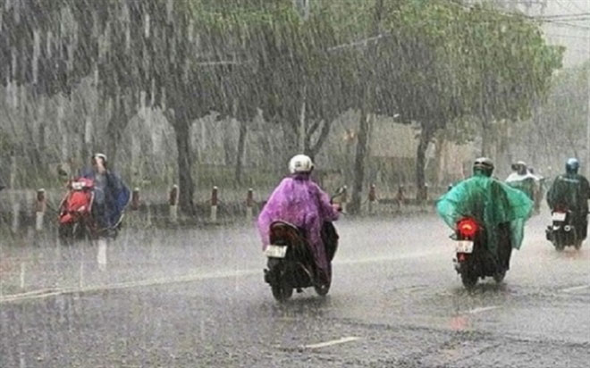 Miền Bắc đón không khí lạnh, nhiều nơi mưa rất to từ chiều tối nay