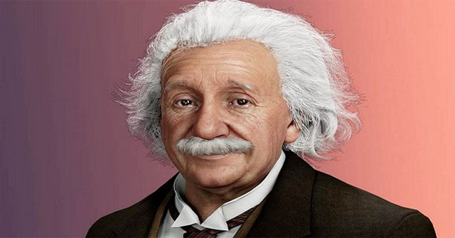 Bản sao kỹ thuật số của thiên tài Albert Einstein