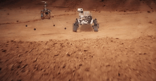 Thước phim vĩ đại từ sao Hỏa: Trực thăng 85 triệu USD cất cánh thành công mỹ mãn