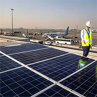 Năng lượng mặt trời từ các sân bay có thể cung cấp đủ điện năng cho một thành phố
