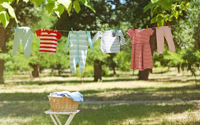 Các tác nhân gây dị ứng da trên quần áo khi giặt giũ không hiệu quả