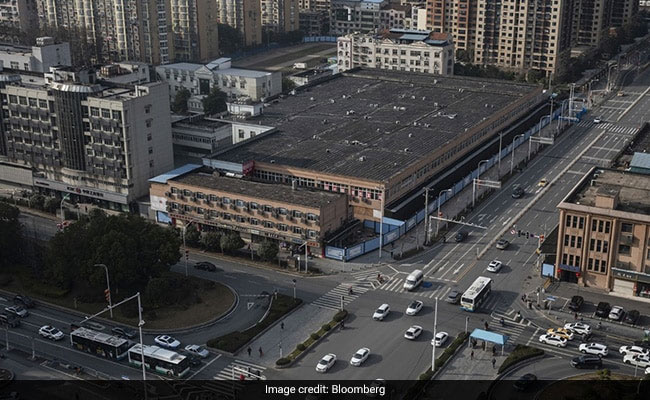 Chợ hải sản ở thành phố Vũ Hán, nơi được cho là bùng phát dịch Covid-19