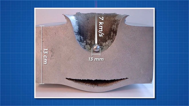 Trạm Vũ trụ Quốc tế hư hại do va chạm với mảnh vỡ chỉ 1mm