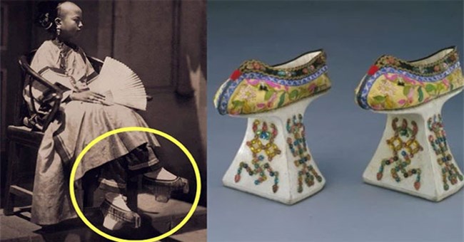 Cao từ 5-15cm, những đôi hài của phi tần nhà Thanh được dùng để làm gì?
