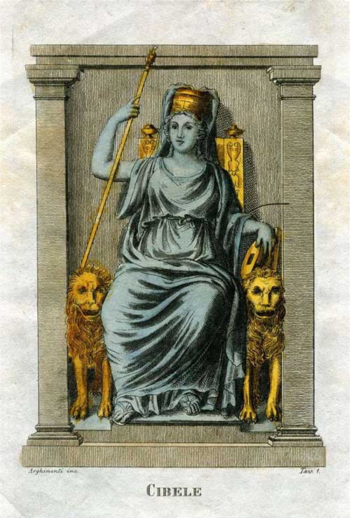 . Agdistis được tôn thờ tại Pessinus dưới cái tên Cybele.
