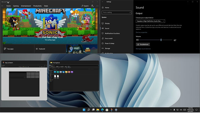 Những thay đổi trên giao diện của Windows 11
