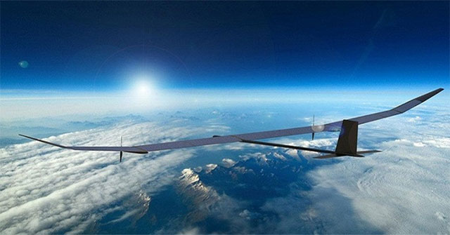 Drone năng lượng Mặt trời có thể bay cao hơn 21.000m