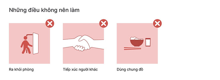 F1 được cách ly tại nhà cần làm gì?