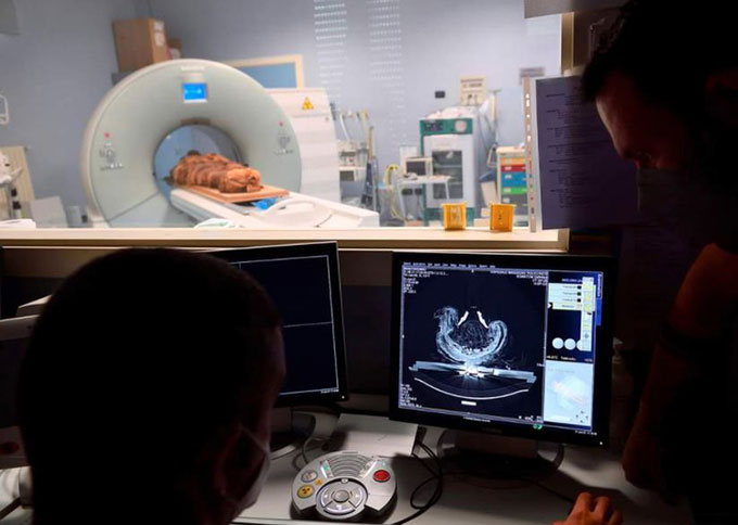 Giải mã xác ướp Ai Cập bằng công nghệ CT scan