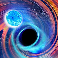 Lần đầu tiên phát hiện ra hiện tượng dữ dội: Hố đen nuốt chửng sao neutron