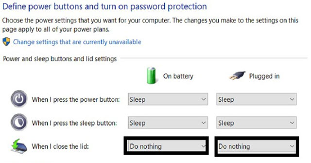 Hướng dẫn nghe nhạc khi laptop đã gập màn hình