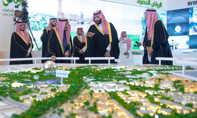 Arab Saudi chi 11 tỷ USD trồng cây xanh hạ nhiệt thủ đô