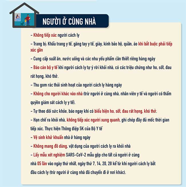 F0, F1 cách ly tại nhà thế nào?