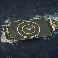 Tàu nổi đón tên lửa mới nhất của SpaceX