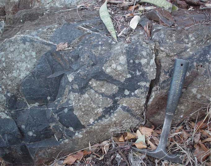 Khối trầm tích chứa hóa thạch vi khuẩn ở Vành đai Barberton Greenstone.