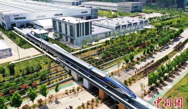 Trung Quốc ra mắt hệ thống giao thông đệm từ trường tốc độ 600km/h