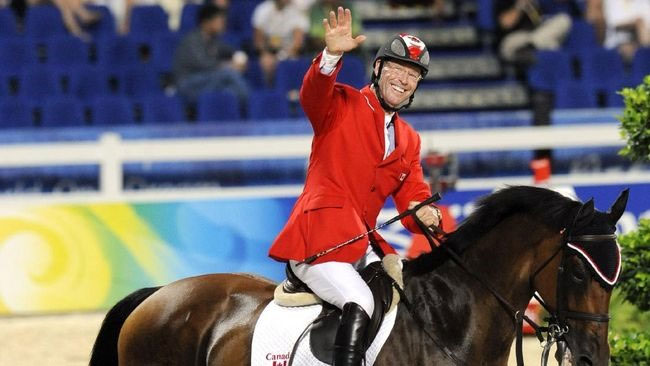  Vận động viên cưỡi ngựa Ian Millar dự đến 10 kỳ Olympic từ năm 1972 đến 2012. 