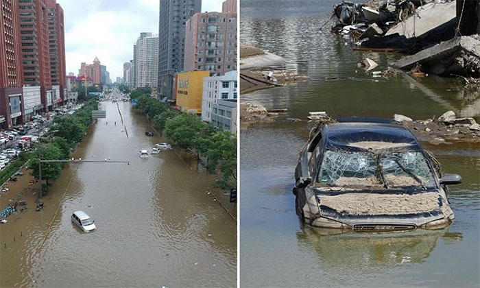 Điểm chung giữa mưa lũ kỷ lục ở Trung Quốc và châu Âu