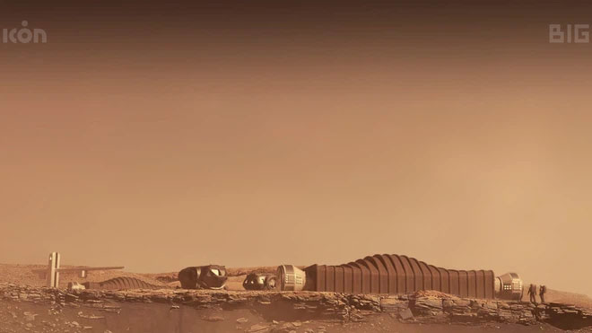 Ảnh ý tưởng thiết kế của Mars Dune Alpha