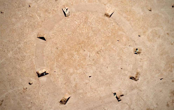  Vòng tròn nghi lễ được khai quật tại khu vực 