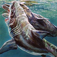 "Siêu cá mập" Megalodon tấn công cá nhà táng khổng lồ trong cuộc đấu sinh tử