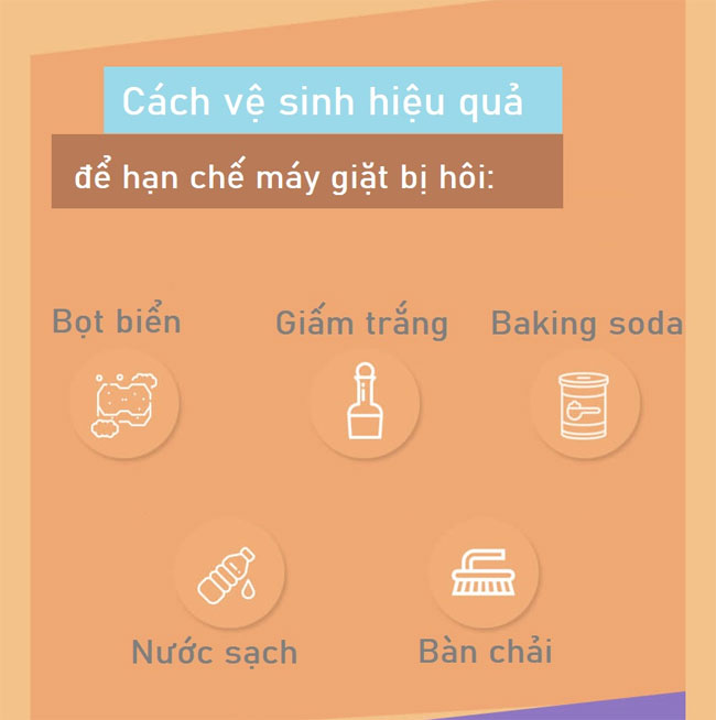 Tại sao lồng máy giặt lại bị hôi?