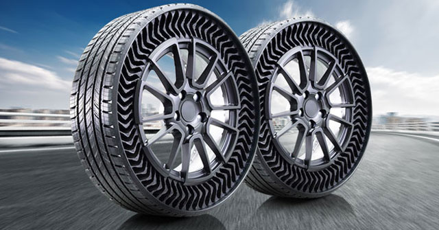 Michelin lần đầu ra mắt lốp xe không bơm hơi